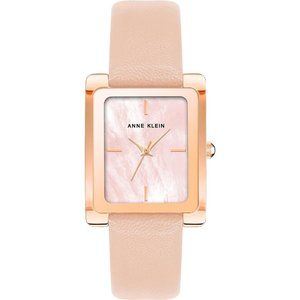 Women's Gold Tone Leather Strap Water Resistant Quartz Movement Watch